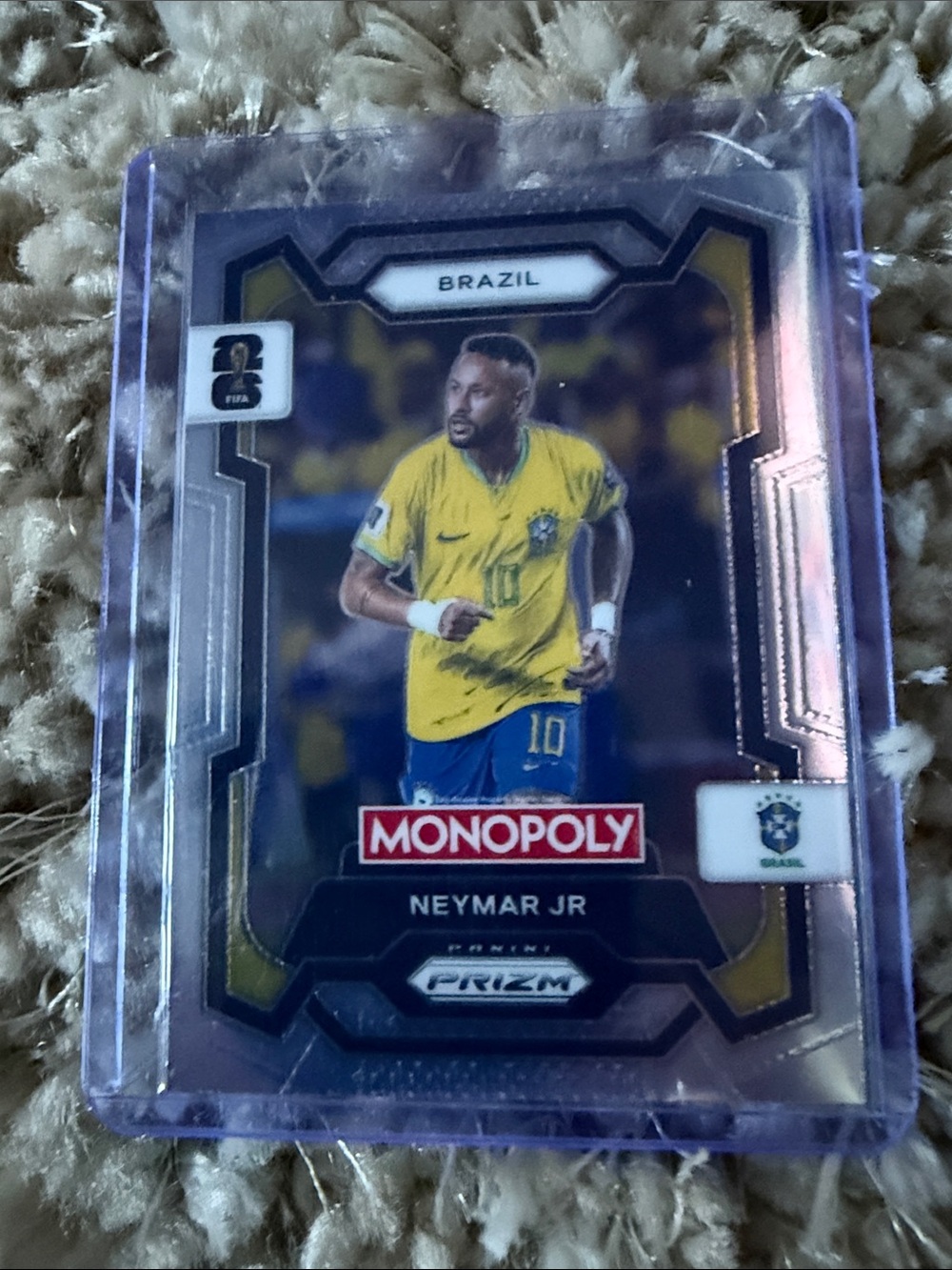 Panini Neymar Jr Trading Card - Yellow, Blue, Purple